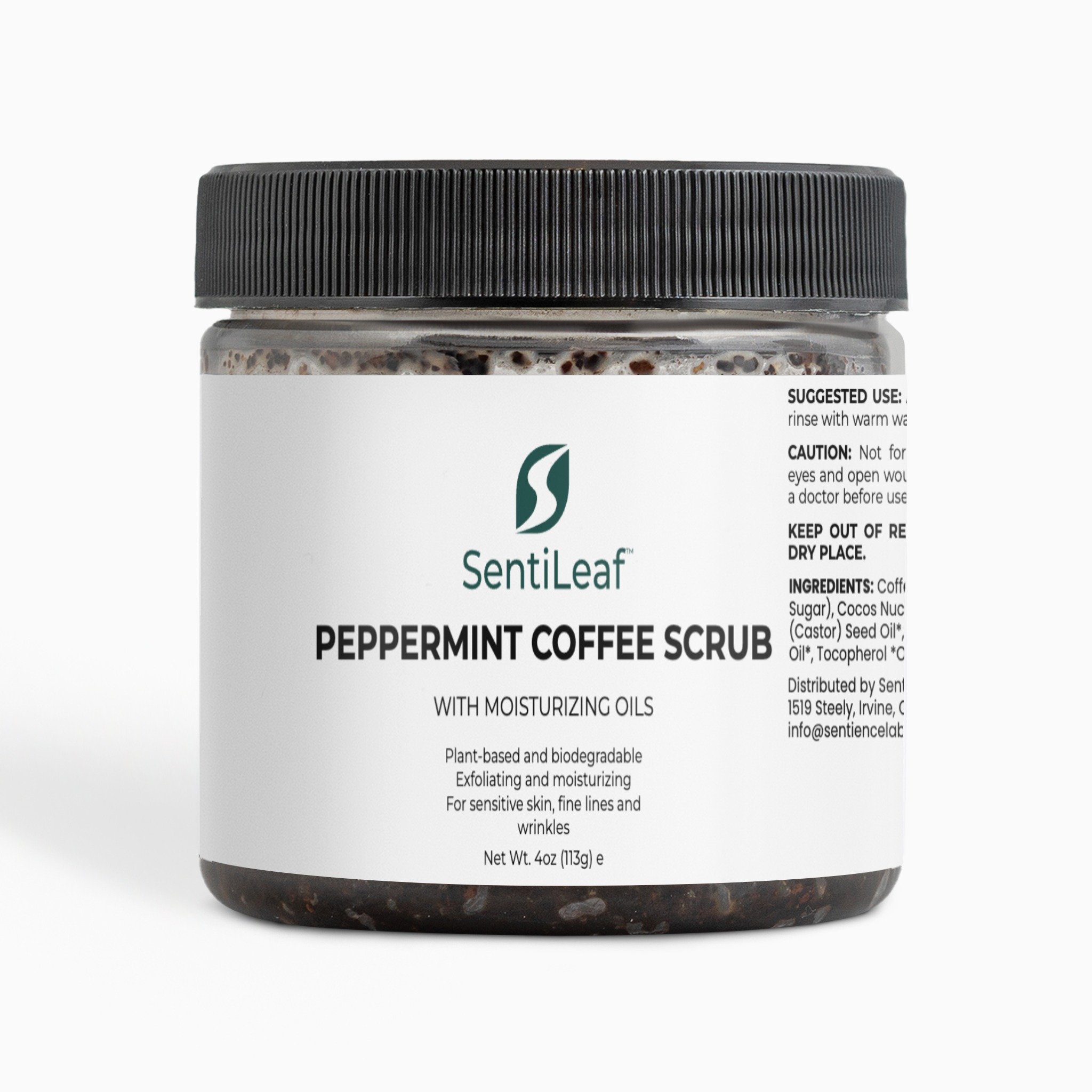 Peppermint Coffee Scrub